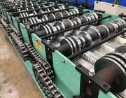 Galvanized Steel Floor Deck Roll Forming Machine Blue With Plc Control System 45# Steel Rollers