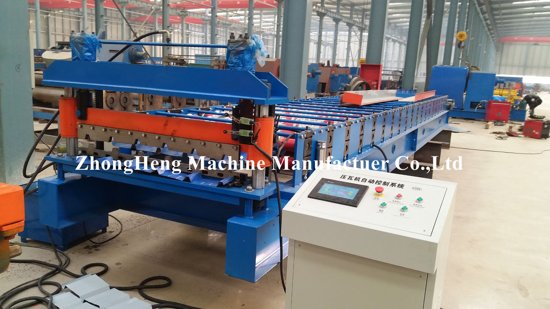 Corrugated Iron Sheet Making Machine Q235 Metal Roofing Roll Bending Machine